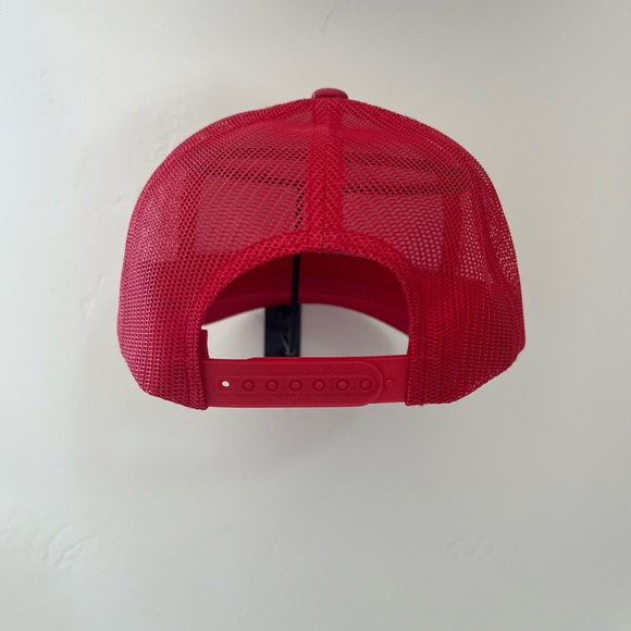 Double B Hat Co Red Snapback Cap - Picture 2 of 3